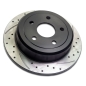 Preview: Bremsscheiben Set hinten Red Line Performance gelocht / geschlitzt