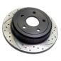 Preview: Bremsscheiben Set hinten Red Line Performance gelocht / geschlitzt