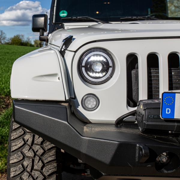 Scheinwerfer; LED schwarz Truck Lite Signal Stat; Wrangler TJ 96-06