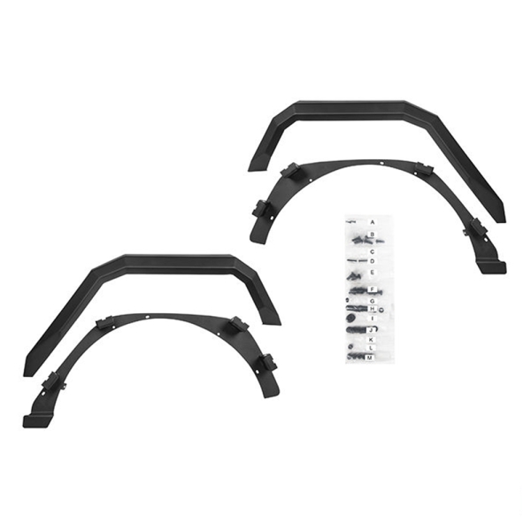 Rival Aluminium Verbreiterungen hinten Wrangler JL 19-