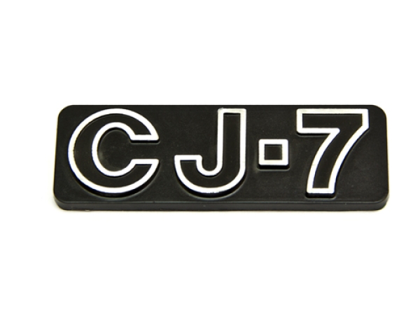 Jeep CJ-7 Emblem, Selbstklebend, Metall