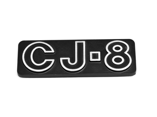 Jeep CJ-8 Emblem, Selbstklebend, Metall