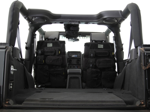 Jeepshop24 - Sitzbezug vorne inkl. 7 Taschen schwarzWrangler JK 07