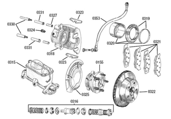 Bremsscheibe Vorderachse BRY Bremse