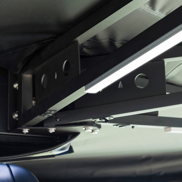 Markise Aluminium 180° Grau