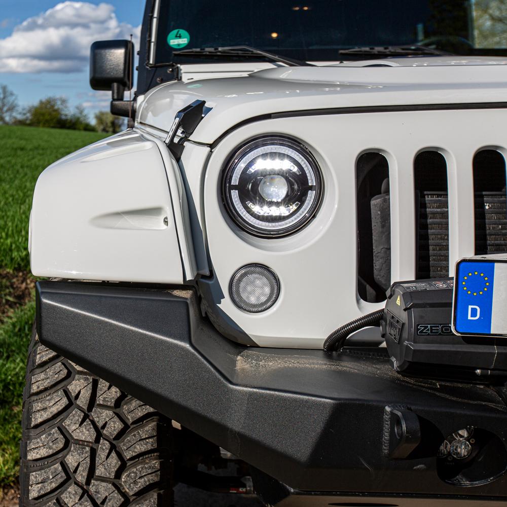 Scheinwerfer; LED schwarz Truck Lite Signal Stat; Wrangler TJ 96-06