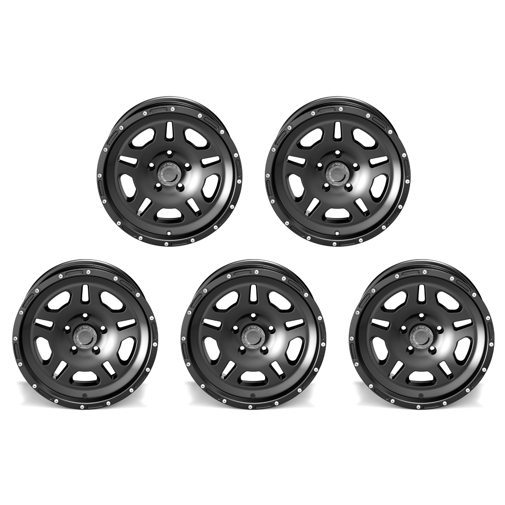 ASP Alloys Alufelgen Set 1440 schwarz 8,5x17 ET +10 mit TÜV Gutachten