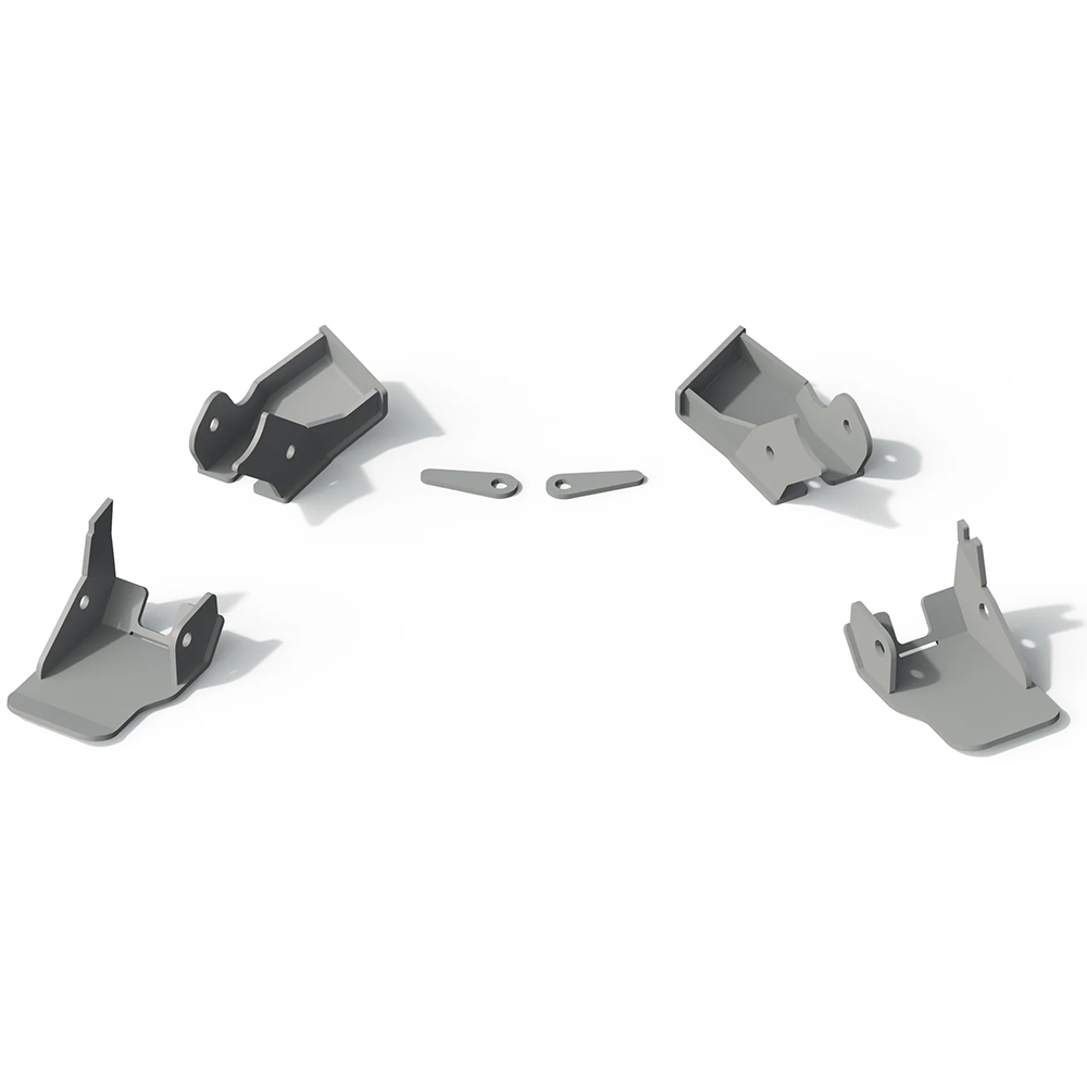 Unterfahrschutz Längslenker vorne + hinten Aluminium Rival