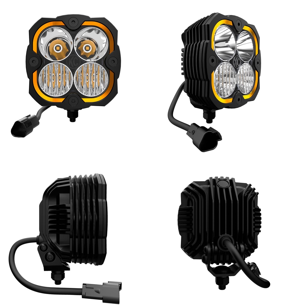 LED Scheinwerfer KC Flex Era Light Master Set