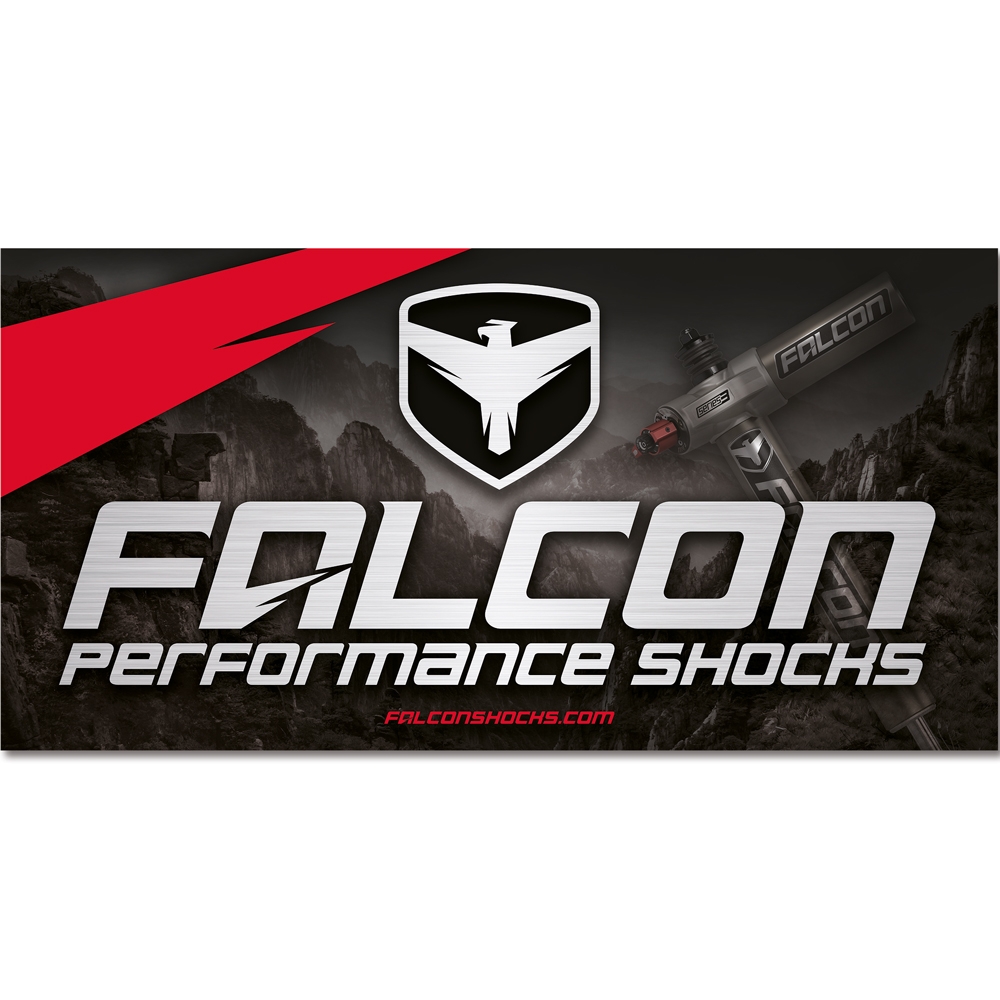 Falcon 3.3 PiggybackStoßdämper set 2" - 4,5" 4XE Eco Diesel & 392