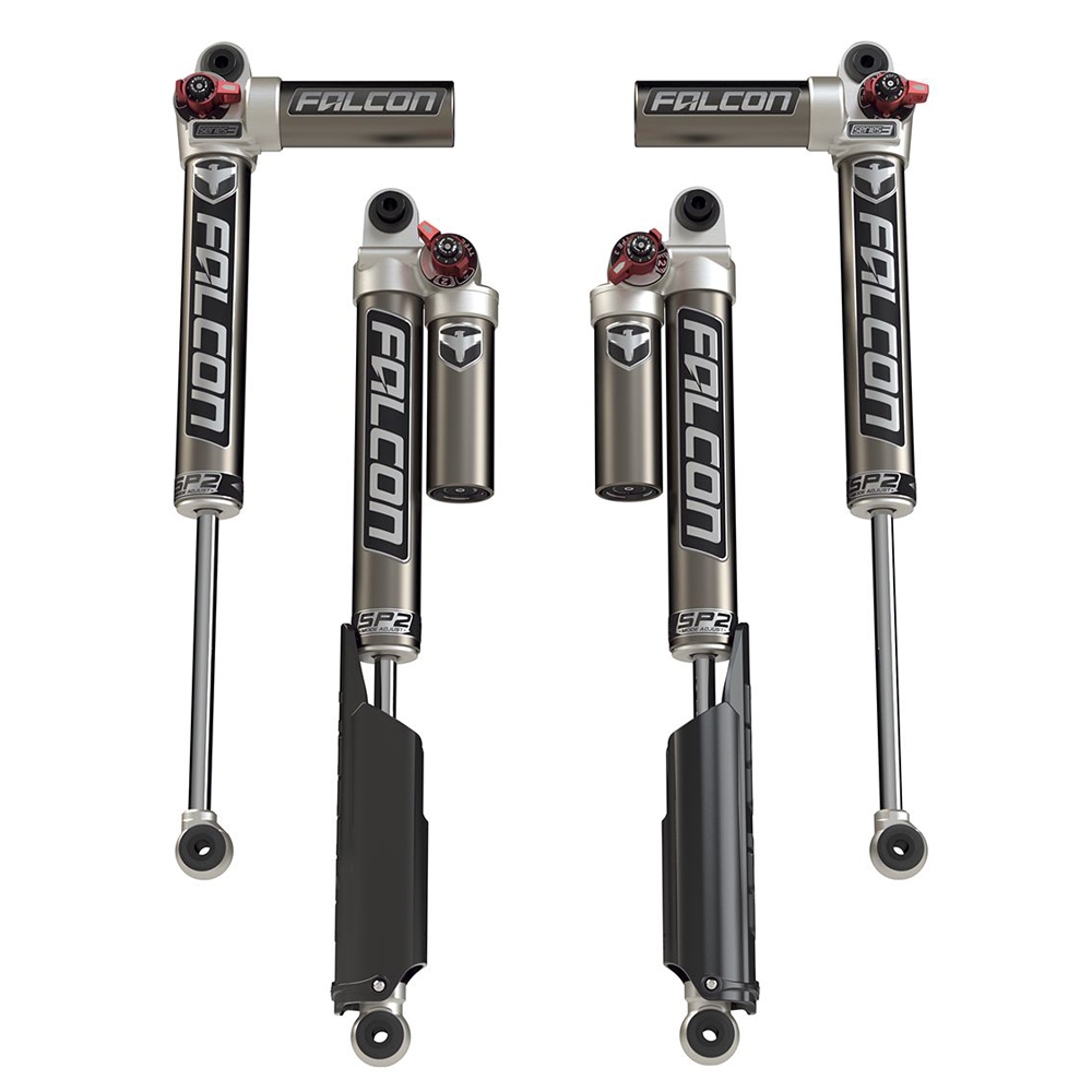 Falcon 3.3 PiggybackStoßdämper set 2" - 4,5" 4XE Eco Diesel & 392
