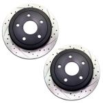 Bremsscheiben Set hinten Red Line Performance gelocht / geschlitzt