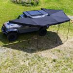 Markise Aluminium 360° Grau 